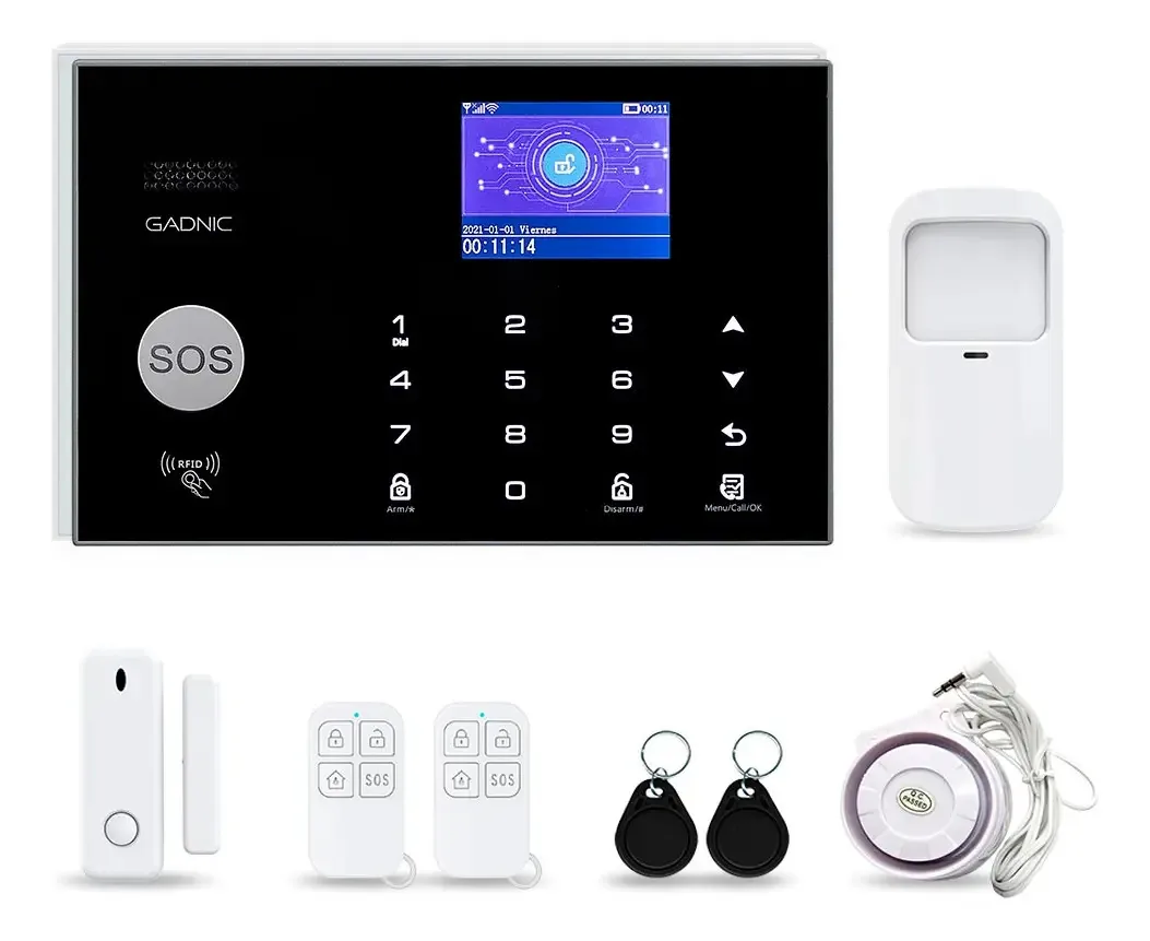Alarme e sensor de segurança Gadnic AL3000