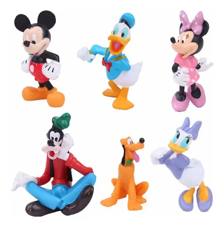 Figuras decorativas de 6 peças do Mickey Mouse Clubhouse