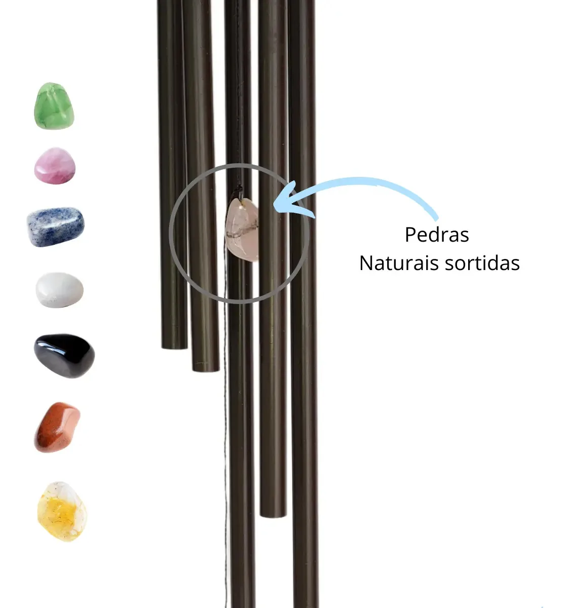 Mensageiro Dos Ventos Tamanho Grande 75cm O Mais Vendido