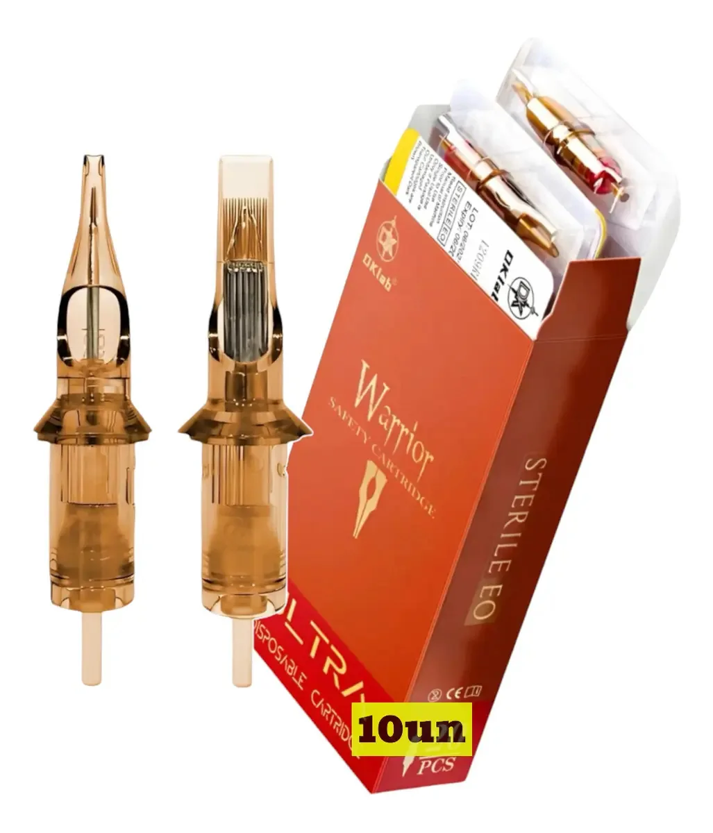 Cartucho Dklab Para Tatuagem Tattoo Warrior Premium - 10un Calibre Da Agulhas 30