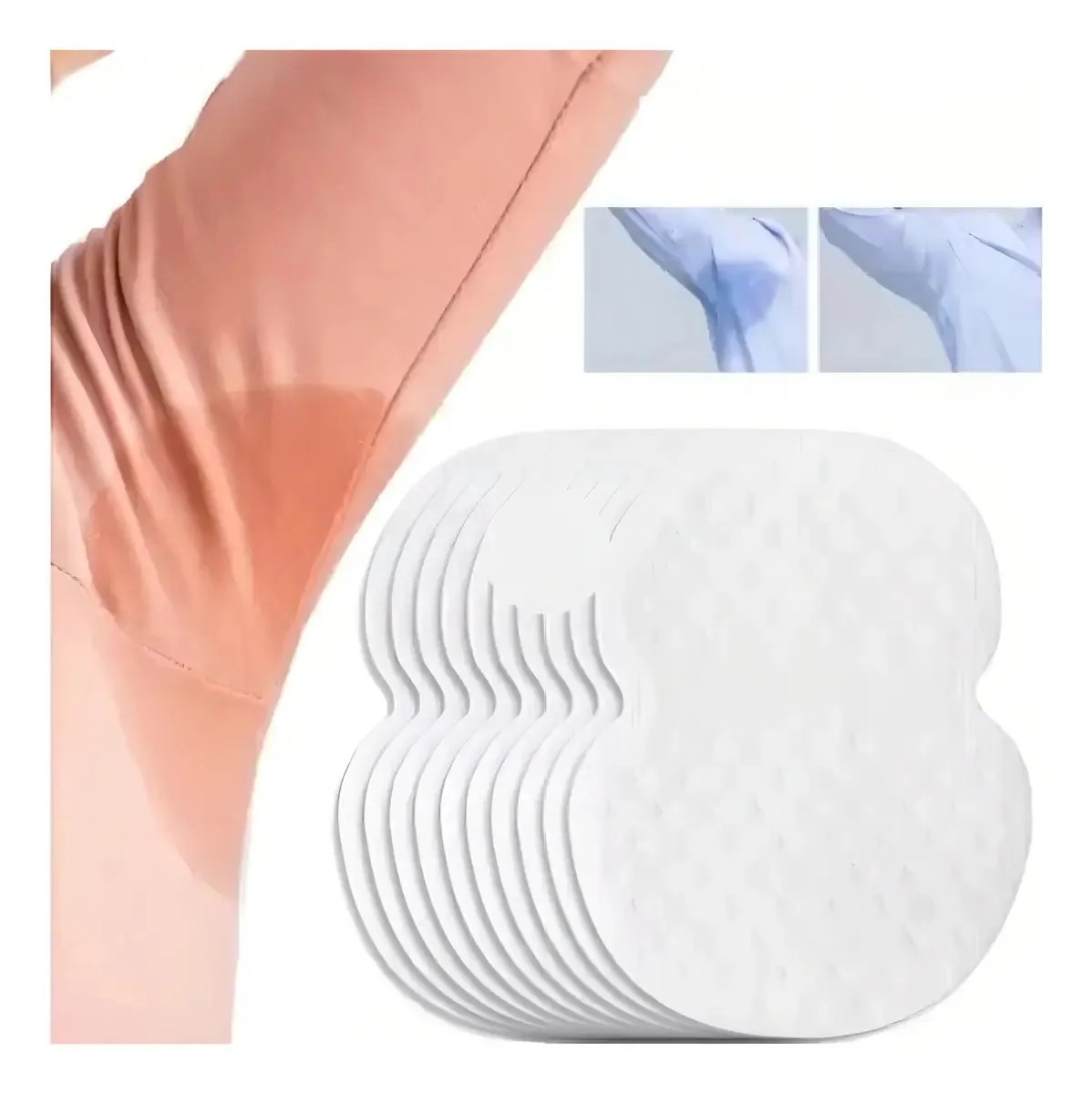 Kit Protetor Axilas Anti Suor Confortável Higiênico 40 Unidades