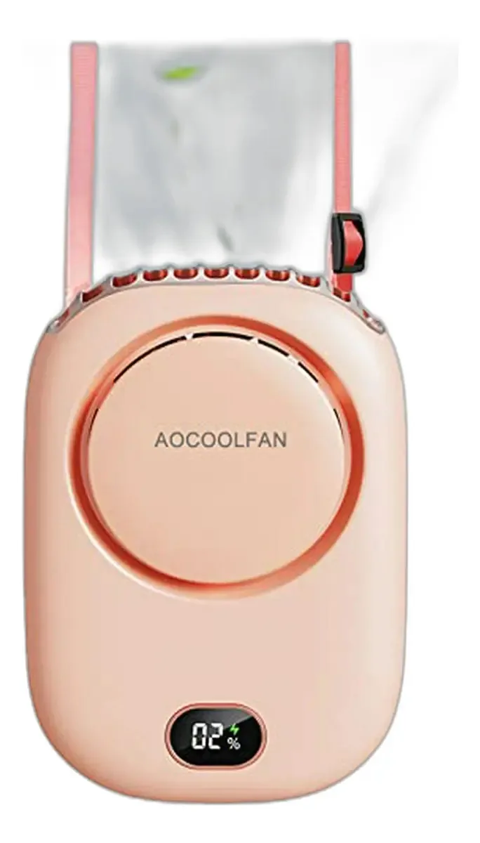 Ventilador de pescoço portátil Aocoolfan, USB recarregável, M