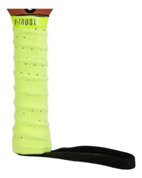 Capa Perfurada X-Trust Amarelo Overgrip para Padel e Tênis