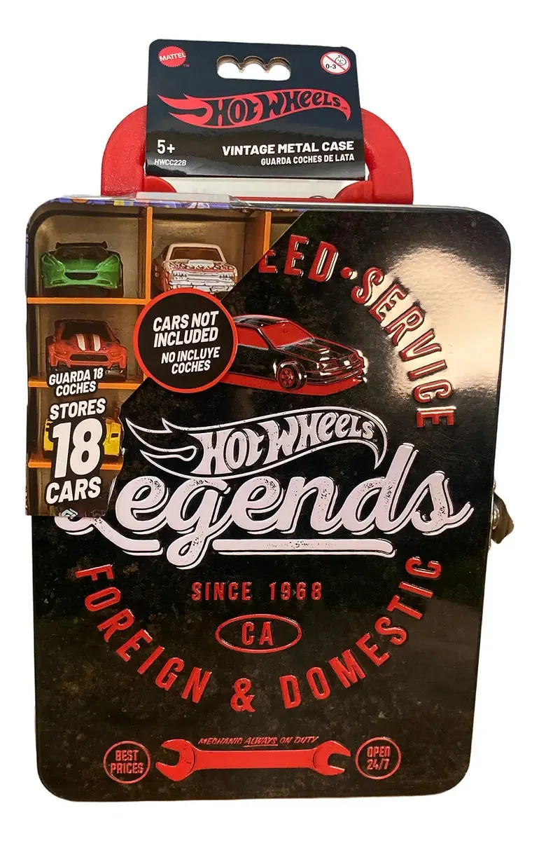 Estojo de carro vintage de metal Hot Wheels Ploppy 270603