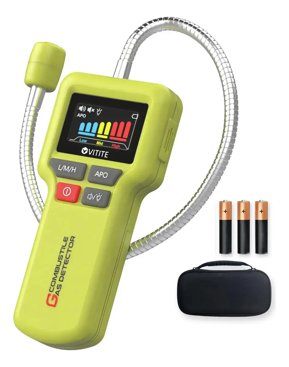 Detector de vazamento de gás natural e propano para uso doméstico