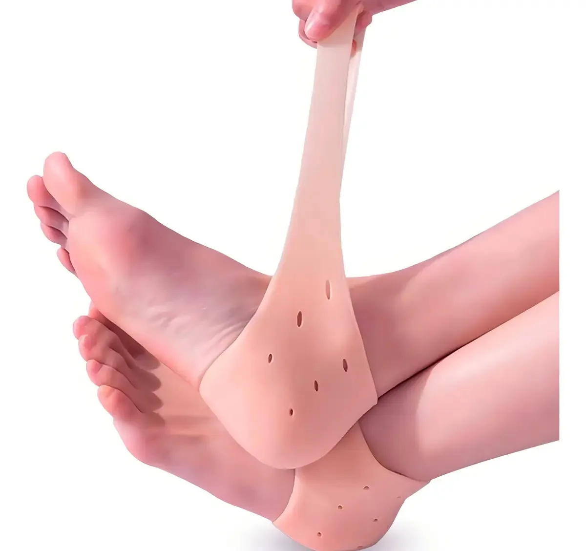 Protetor Calcanhar Silicone Palmilha Pés Sapato Tornozelo