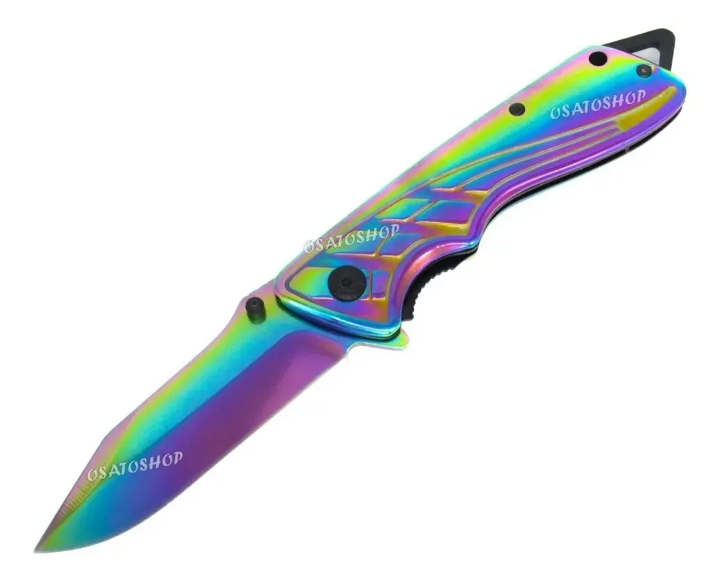 Canivete Tático Osato Knives Color Aço Inoxidável Camping Caça Pesca