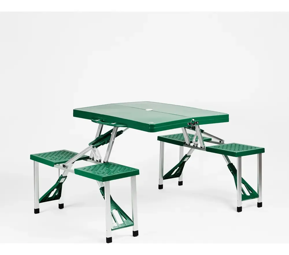 Mesa dobrável Dyne Doite, cor verde