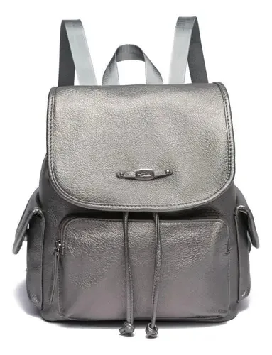 Mochila Prateada Sei Adria Simil