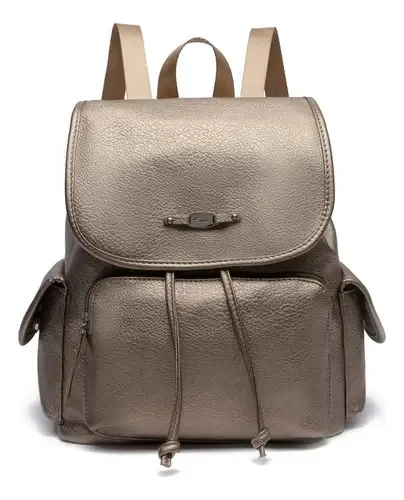 Mochila Dourada Sei Adria Simil
