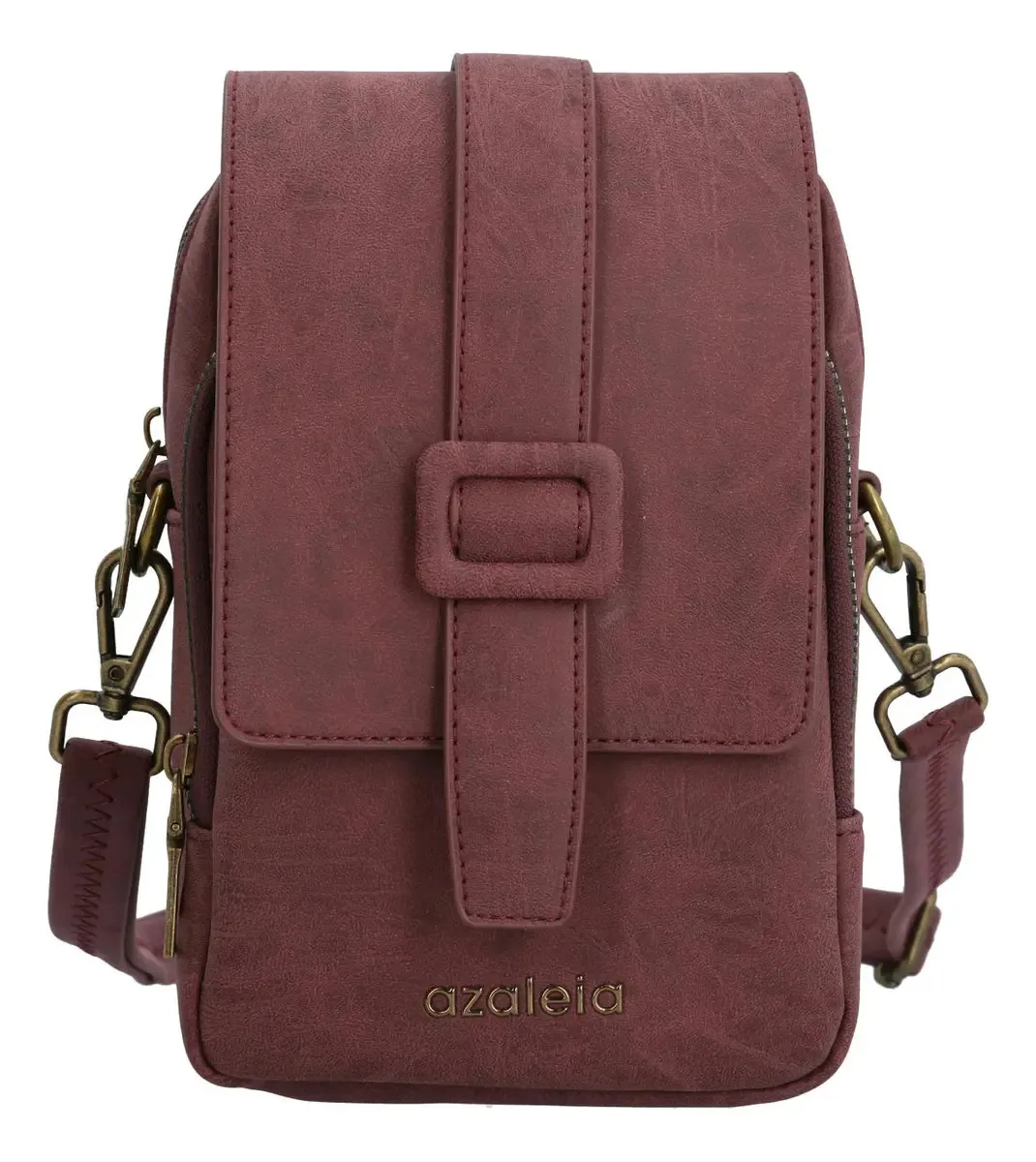 Bolsas Dirk Crossbody Feminina Bordô Azaleia