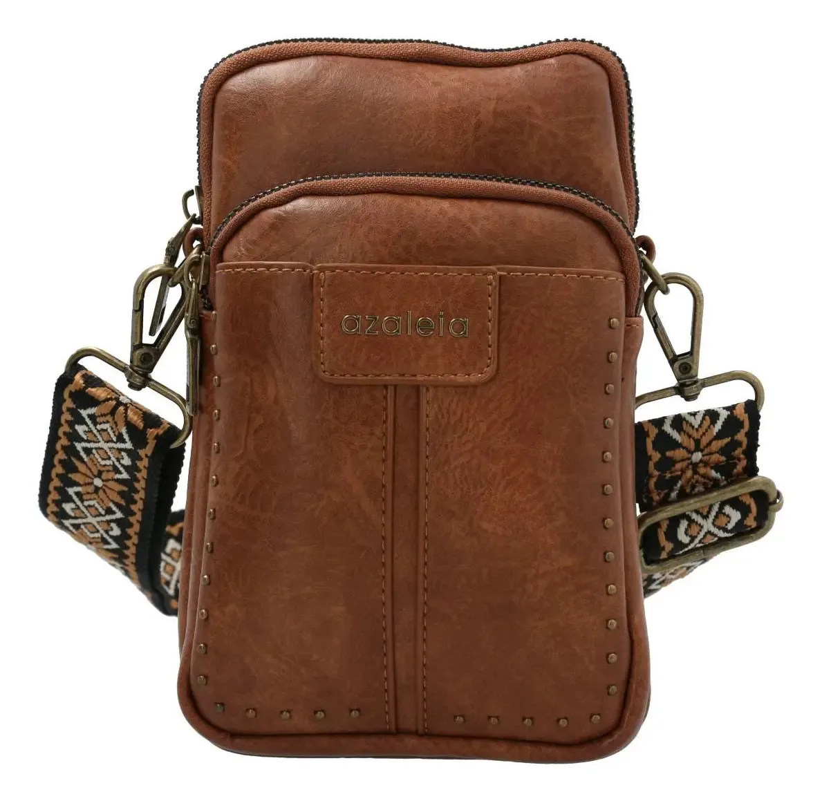 Bolsas Dakota Cross Feminina Café Azaleia