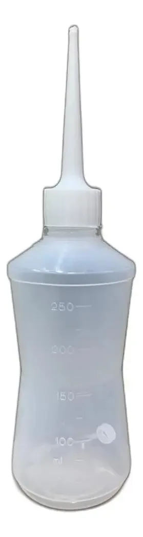 Kit 12 Frascos Almotolia Transparente 250ml Com Graduação