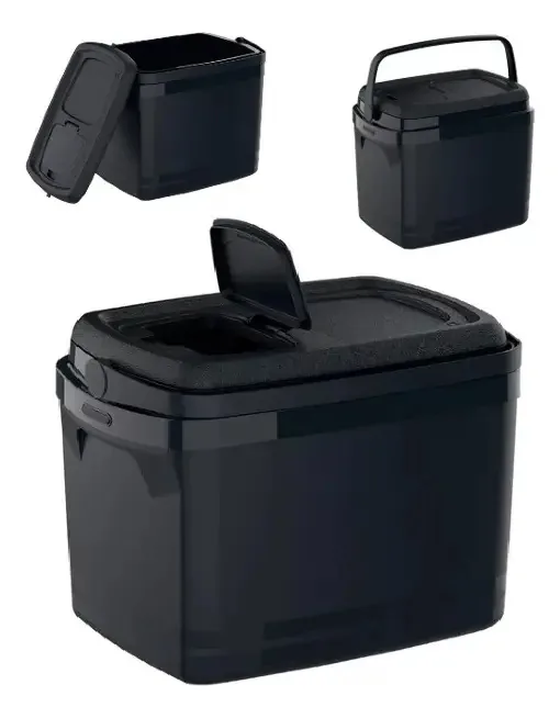 Geladeira Caixa Térmica 32L Preta Com Porta-Copos e Alça Reforçada