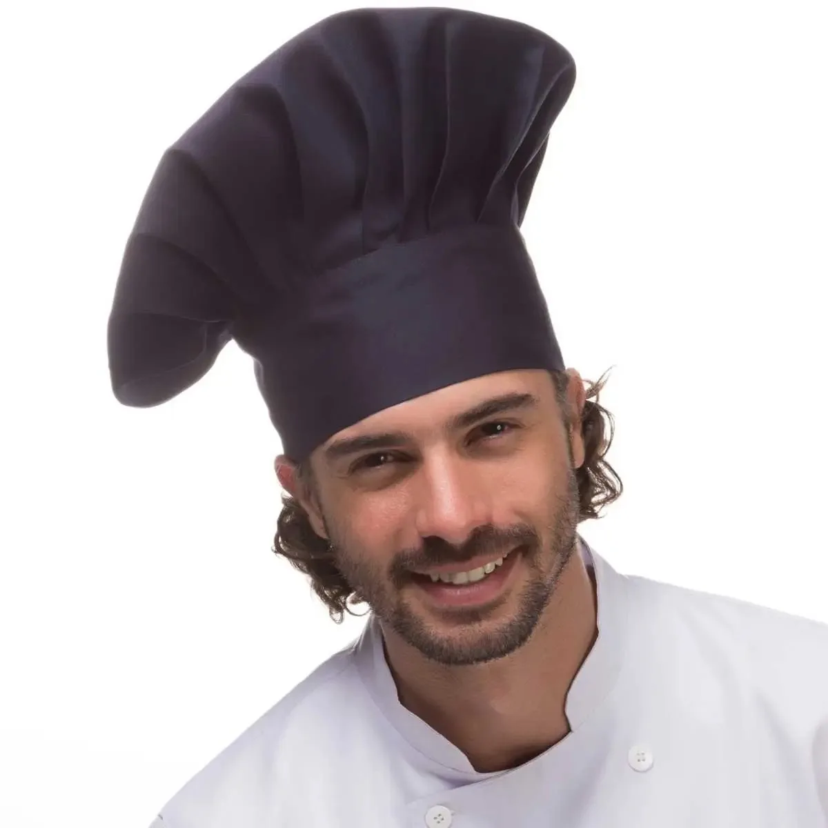 Chapéu Chef Morganita Uniformes Azul-marinho Poliester