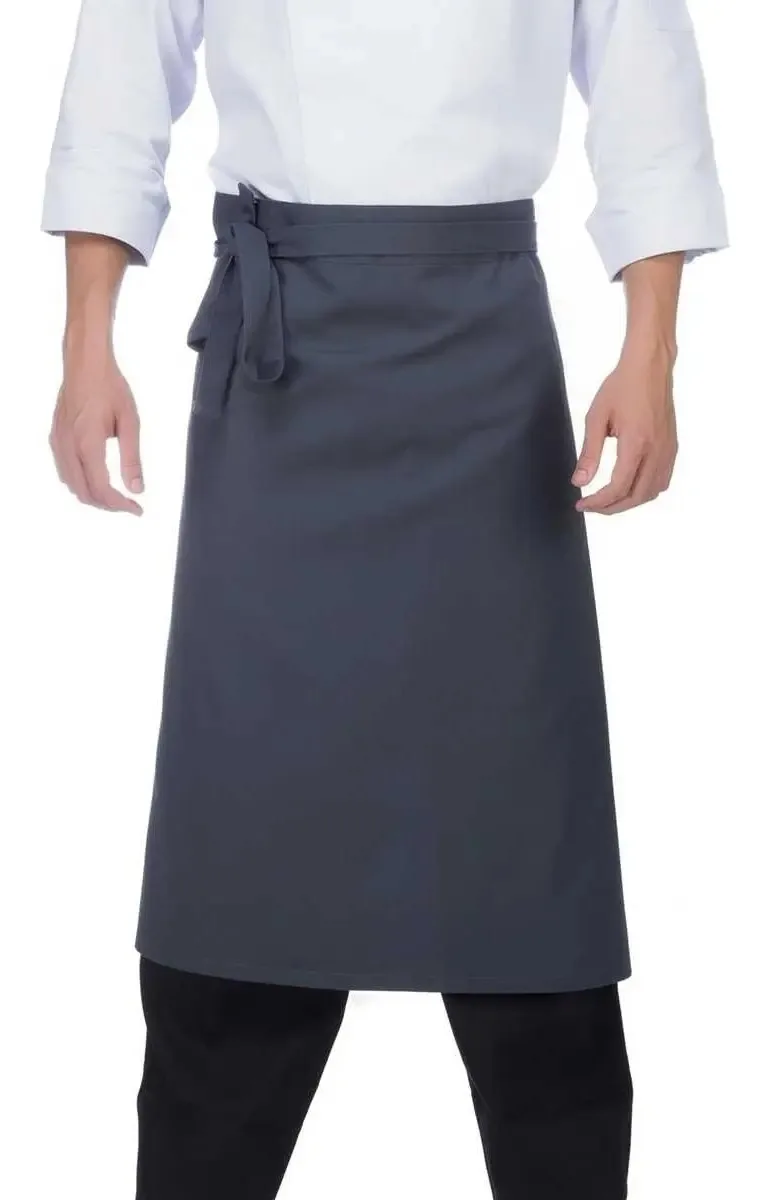 Avental De Cintura Gastronomia Chef Cozinha Saiao Padaria Cor Cinza/chumbo