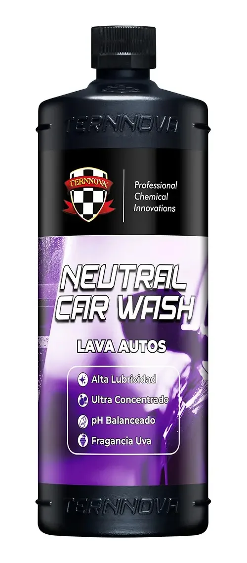Shampoo neutro para carros X 1 L - Lava-carros neutro Ternnova