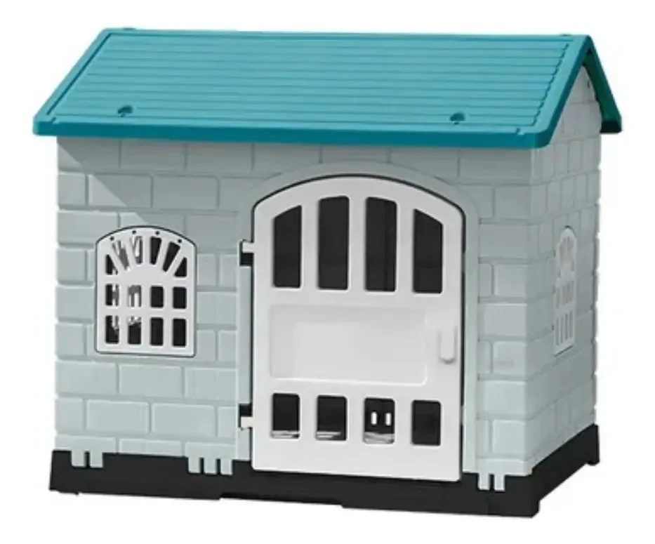 Casa para cães 75x57x65 cm verde Casa Viva