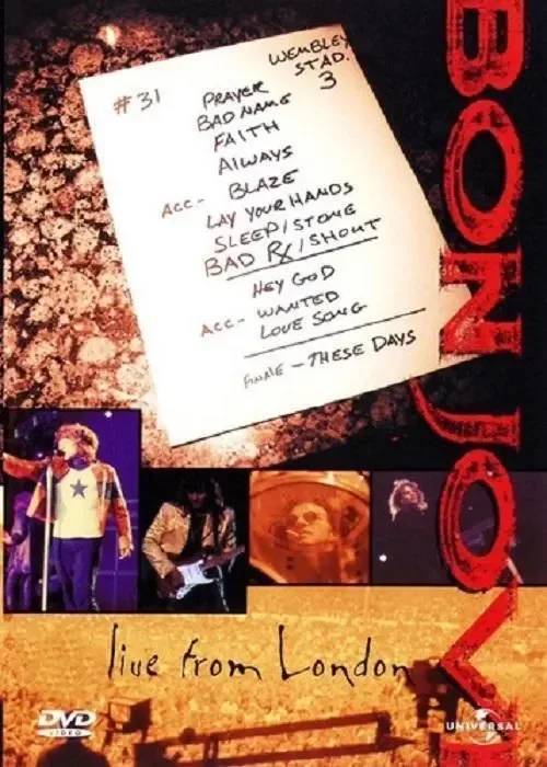 Dvd Bon Jovi Live From London