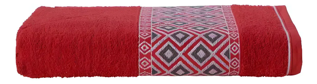 Toalha Banho Avulsa Madri 100 Algodão - Vermelho