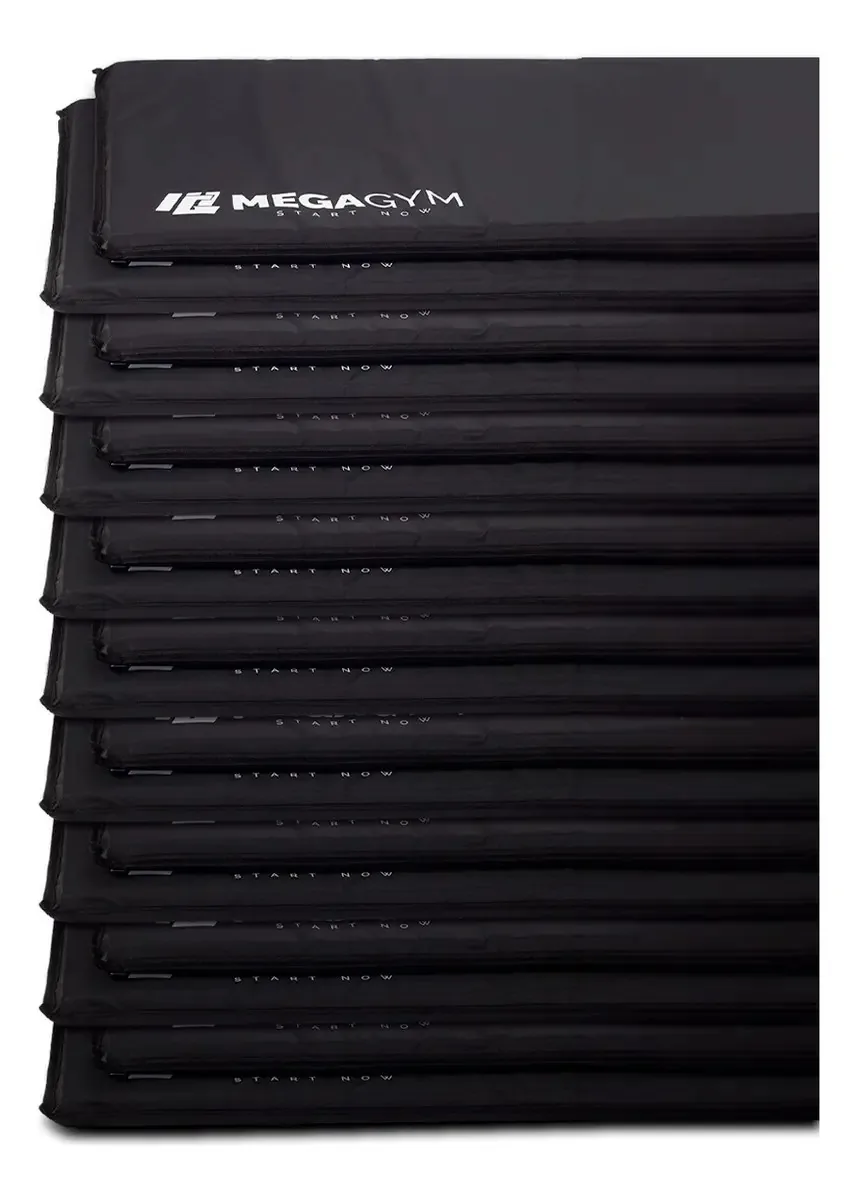 5 Colchonete Academia 90x45x2 P/ Treino Pilates Funcional Cor Preto