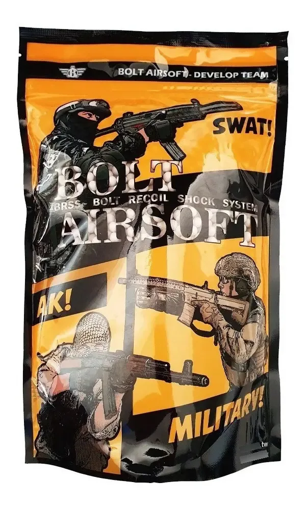 Bbs Bolt 0.20 G Bolinha Esfera 6 Mm 5000 Unid. - Airsoft