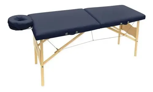 Maca Portátil Legno Azul Escuro 300kg Massagem Tatoo