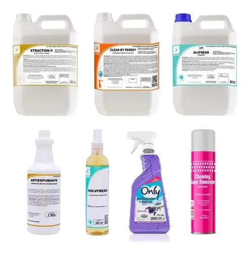 Kit De Produto Para Limpar Sofá Tapete Colchão Banco Spartan