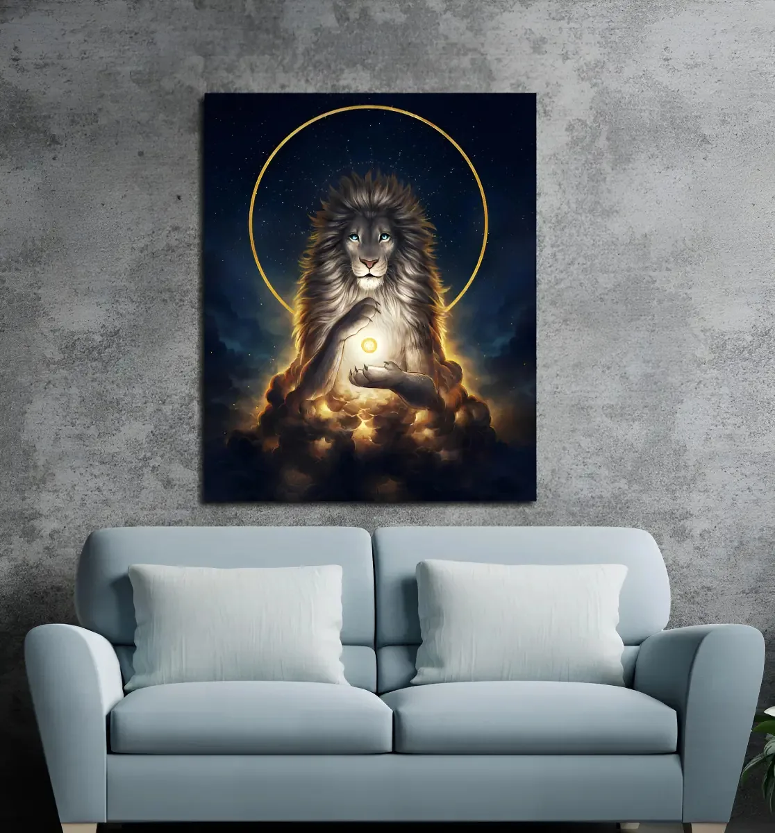 Quadro Decorativo - Leão Místico - 65x80cm