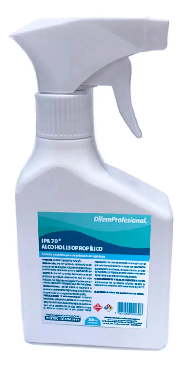 Higienix Álcool Isopropílico 70° Gatilho 290ml