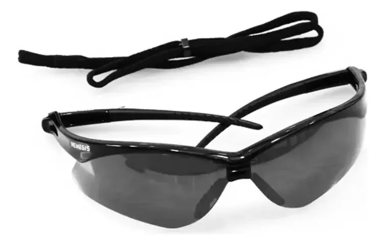 Óculos De Proteção Antiembassante Nemesis Preto Fumê