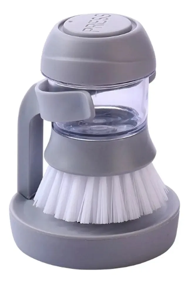 Escova Para Cozinha Lava Louças Porta Detergente Limpeza
