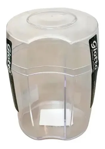 Kit De 3 Porta Algodão Ou Cotonetes Acrílico Cores Cor Transparente