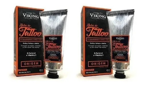 Kit 2 Balm De Tattoo - Origem - Viking 60ml