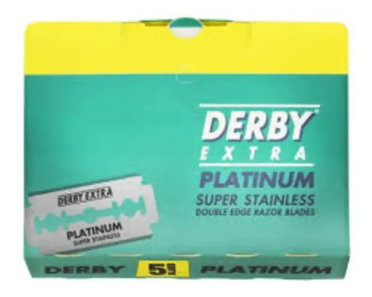 Kit Lâminas De Barbear Derby Extra Platinum (50 Lâminas)