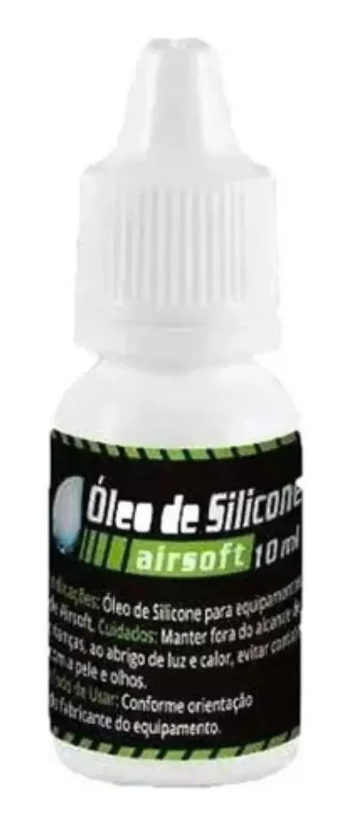 Óleo De Silicone Para Airsoft Airgun Pistola Rifle 10ml