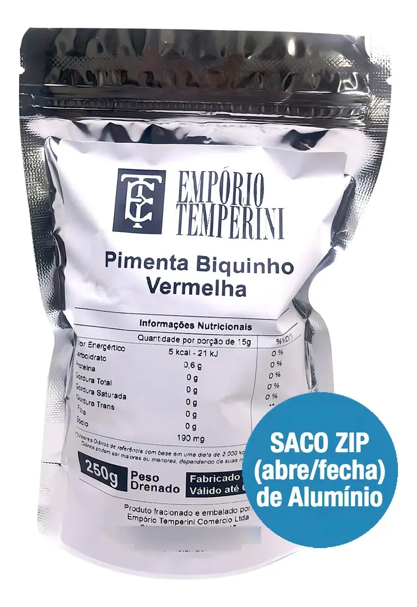 250g Pimenta Biquinho Vermelha Em Conserva