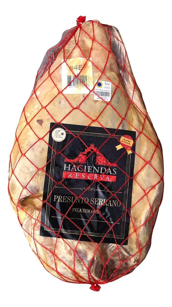 Presunto Serrano Espanhol Reserva Sem Osso Fatiado 500g