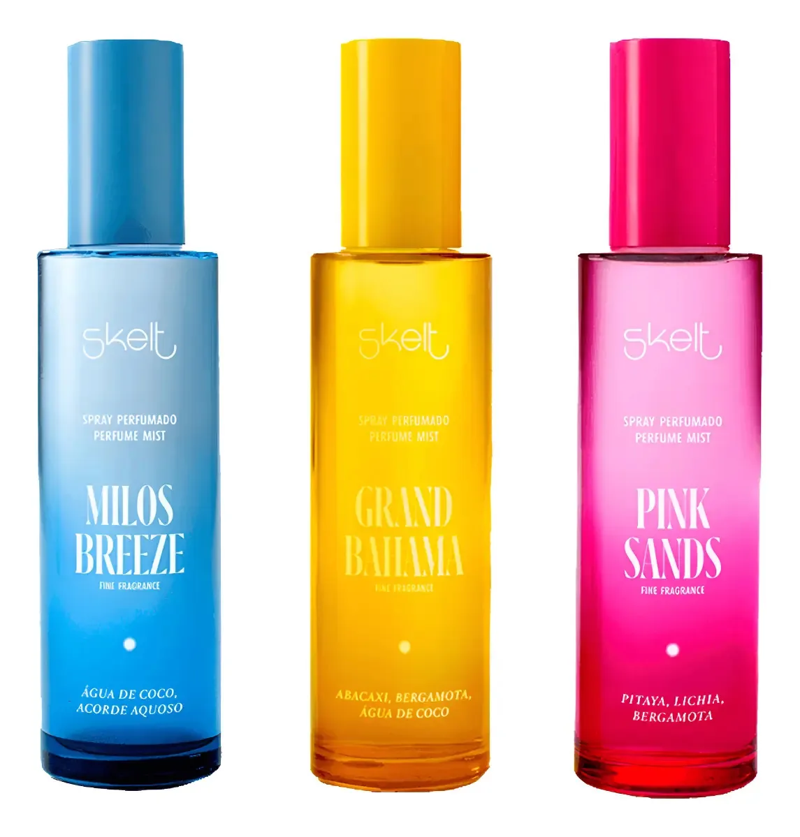 Body Splash - Skelt Exotic Trip Collection 3 Fragrâncias