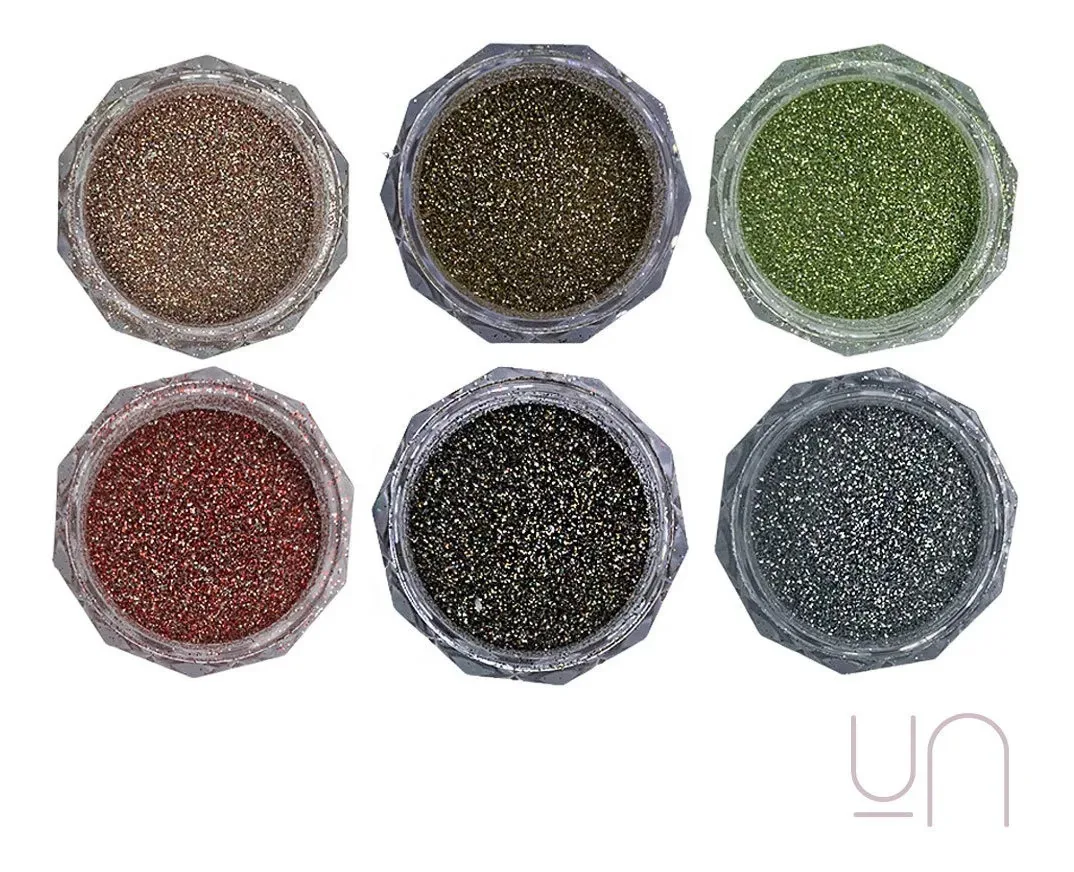 Glitter Refletivo Nail Art Decoração De Unhas Unidade