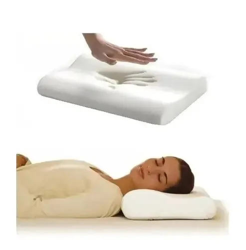 Almofada terapêutica de memória Almofadas de memória Travesseiros ortopédicos de viagem Travesseiros Memory Foam Qatarshop 3 unidades
