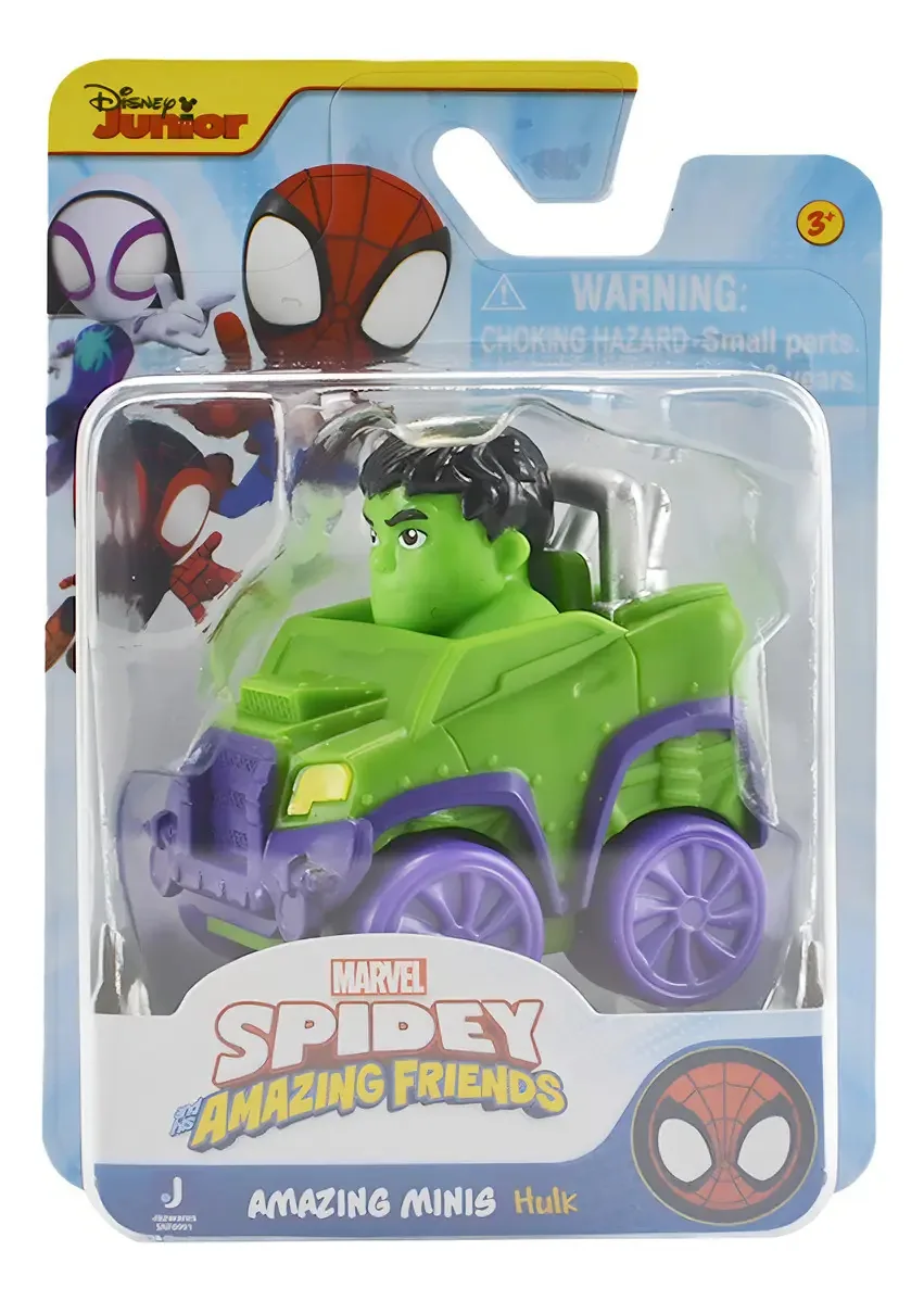 Spidey - Mini Veículo Hulk De 6cm
