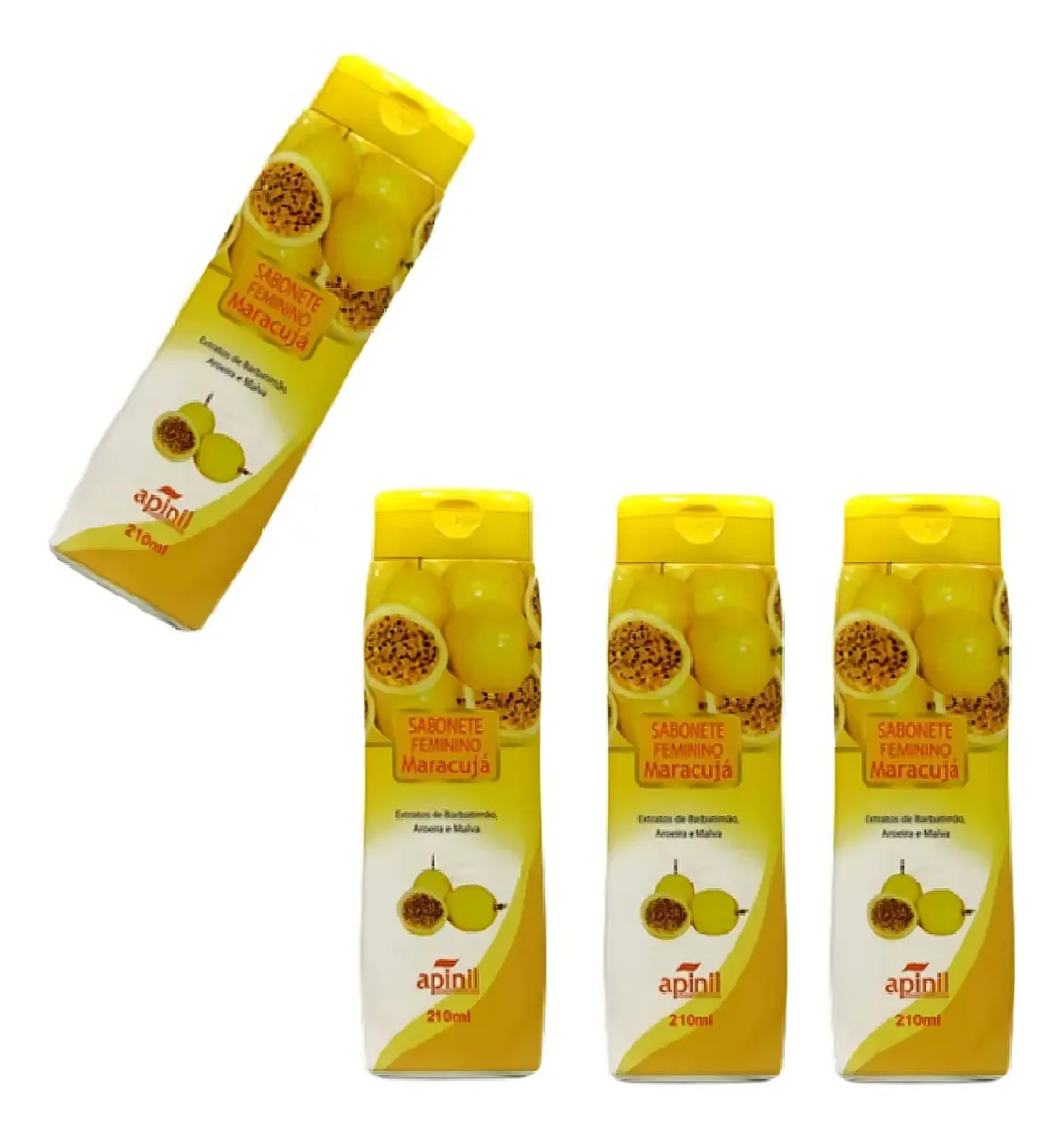 Kit 12 Sabonetes Intimo Maracuja Apinil 210ml