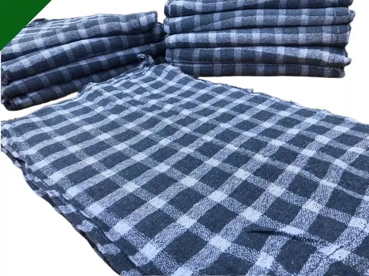 Kit 10 Panos De Chão Duplo Para Limpeza -40cmx60cm Xadrez