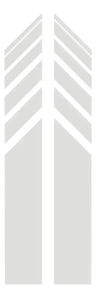 Adesivo Refletivo Para Retrovisor Tuning Para Carro Branco