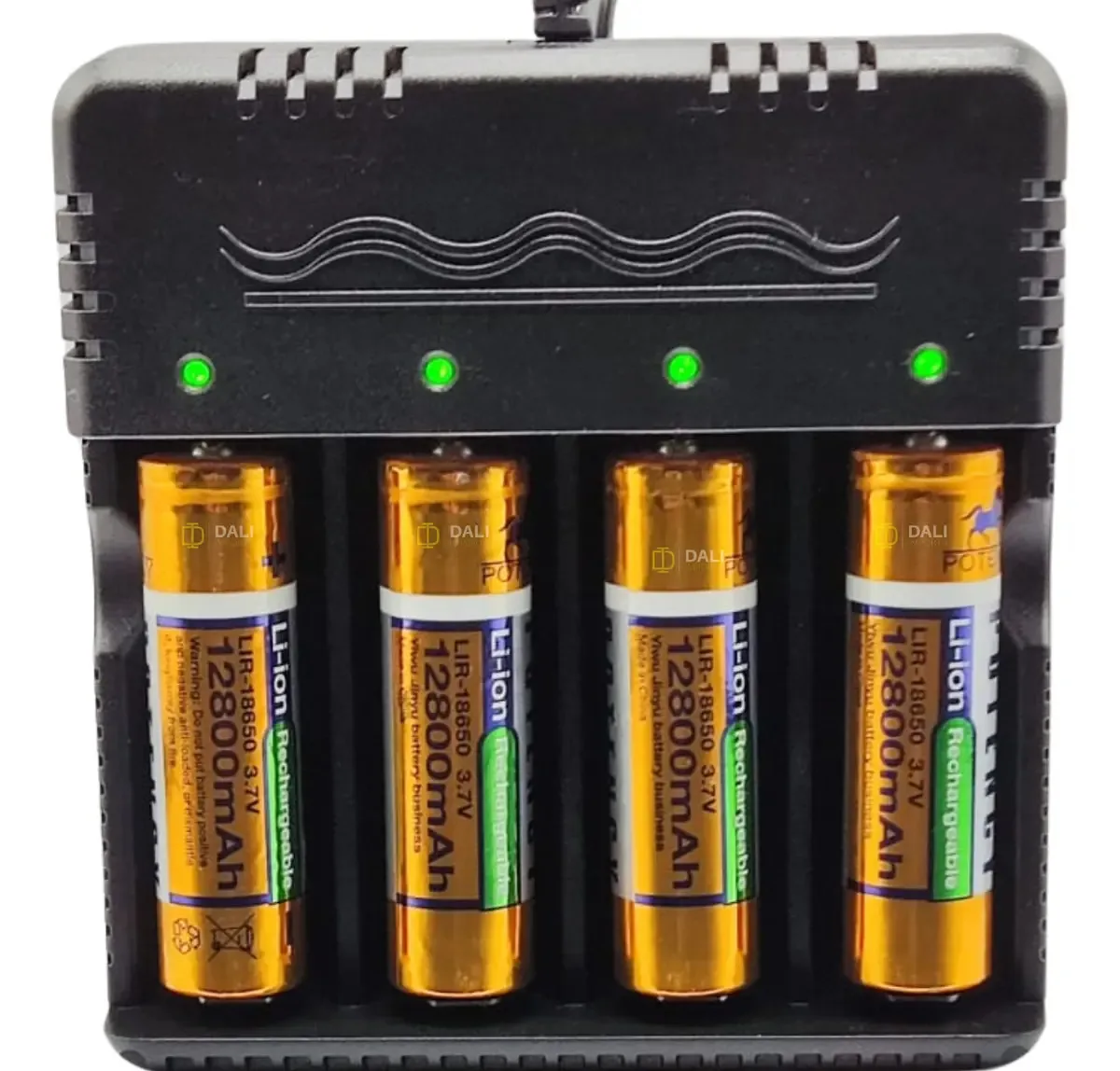4 Bateria Recarregável 18650 3.7 + Carregador