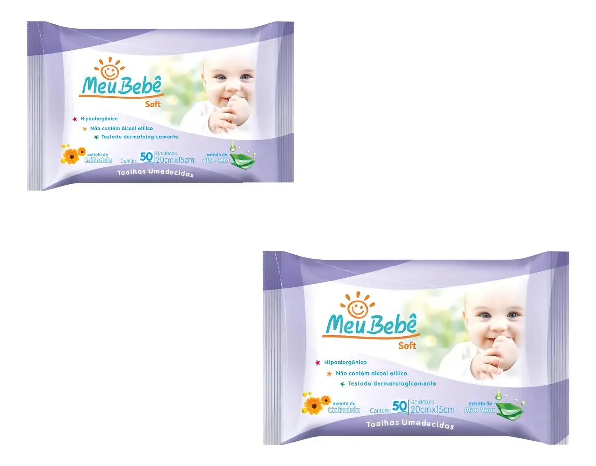 Toalhas umedecidas Hygieline Soft 50 u
