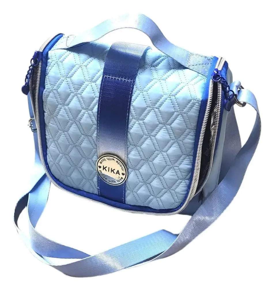 Lancheiras 360 Online Lancheira Bolsa Térmica Kika Liso Cor Azul - 20cm X 10cm
