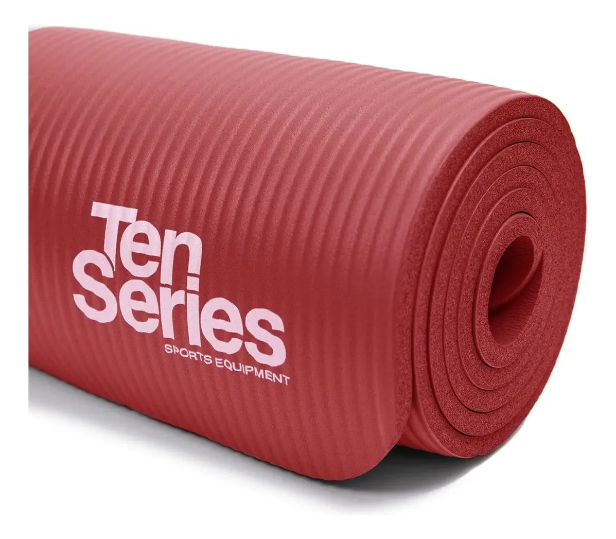 Tapete vermelho de ioga e treinamento Ten Series