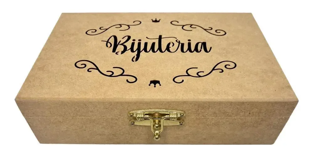 Caixa Estojo Baby Bijuteria Jóias Relógios Mdf Anel